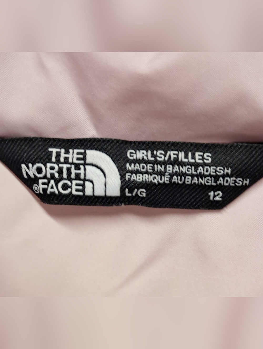 The North Face Kids' Mint Green Raincoat with Pink Lining - Picture 15 of 15